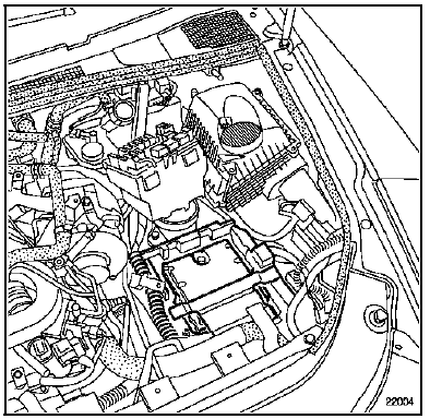 Mettre en position D le levier de commande et