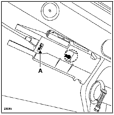 Extraire le câble de commande.