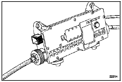 Débrancher le connecteur de l'unité de commande.