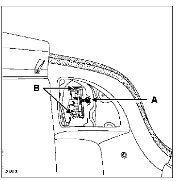 Pour avoir accès aux lampes, déclipper le portelampes