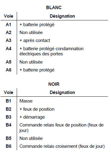 CGB6 (connecteur 18 voies) CRISTAL