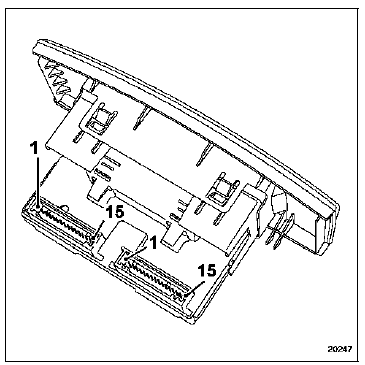 Connecteur rouge 15 voies