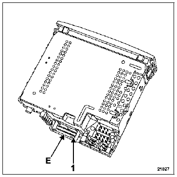 Connecteur rouge (E)