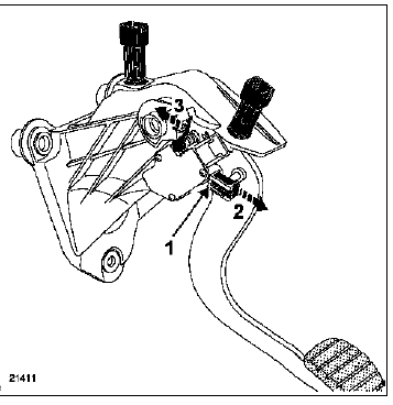 Basculer le capteur (4) en prenant soin de ne pas