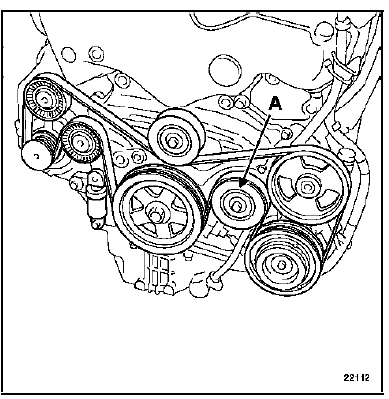 Débrancher le connecteur du capteur vilebrequin.