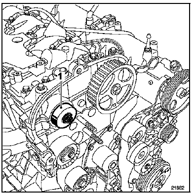 Mise en place du joint d'étanchéité d'arbre à cames