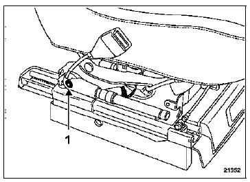 Avant la repose du siège, contrôler visuellement l'état