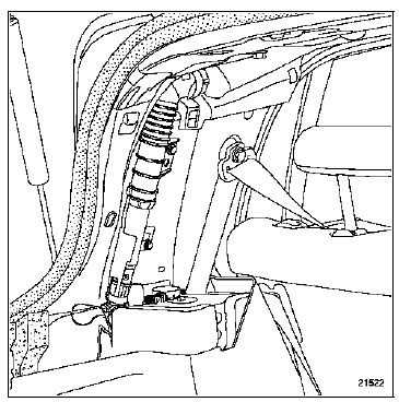 Débrancher le connecteur et le fil de masse et déposer