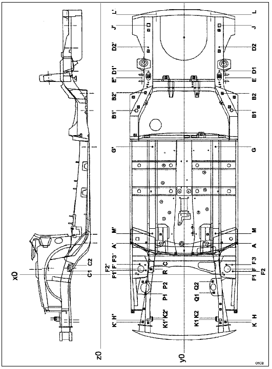 Désignations des pièces