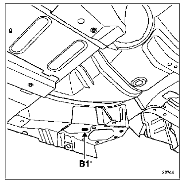 1 - Mécanisme arrière déposée