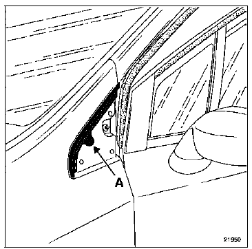 Déposer le clip (A).