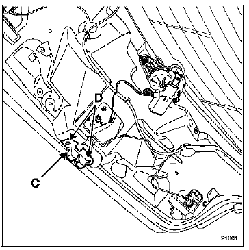 A l'aide d'un petit tournevis plat, dégager le cache de