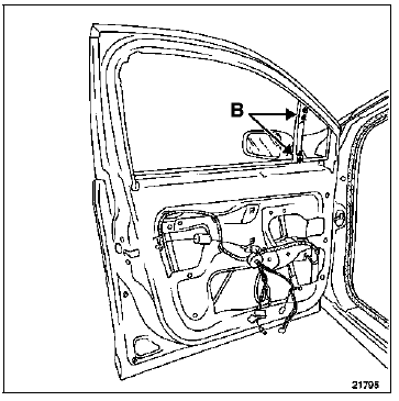 Dégager le joint d'étanchéité sur toute la hauteur de la