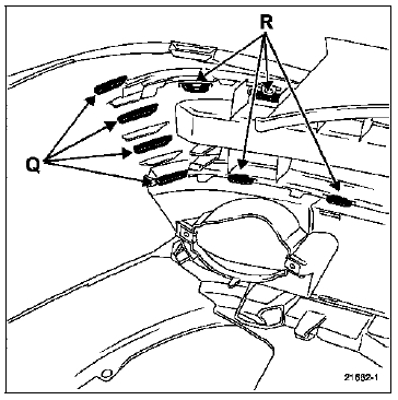ATTENTION : pour déposer le bourrelet, il sera