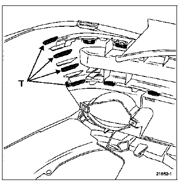 NOTA : lors d'un remplacement du bourrelet, souder