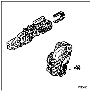 DEPOSE DE LA SERRURE DE PORTE AVANT