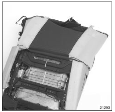 Retourner la garniture et la chausser sur la mousse de