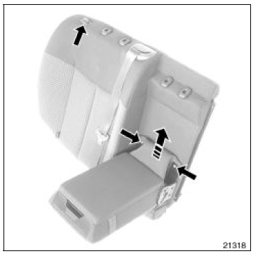 Déposer les deux rivets.