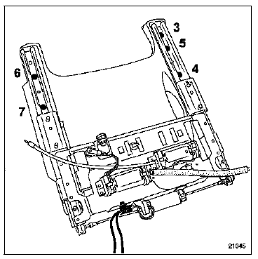 Avancer au maximum la platine moteur et suivre