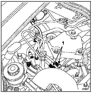 Débrancher les conduits d'alimentation et de retour de