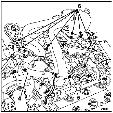 Déposer à l'établi :