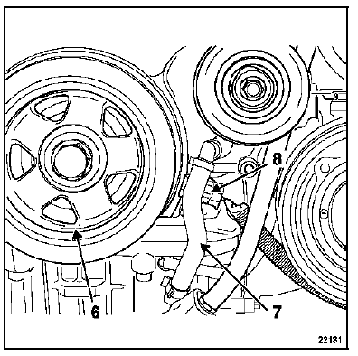 Desserrer puis déposer les fixations du carter de série