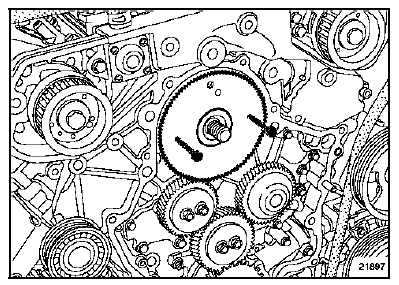 Récupérer le ressort de rattrapage de jeu.