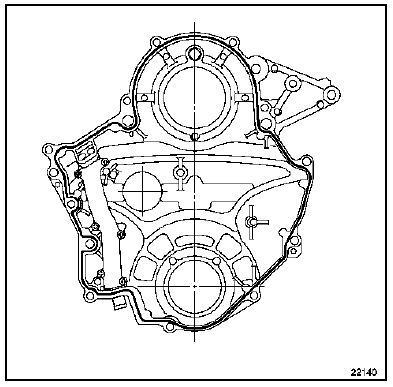 Mettre en place le carter de la série de pignons sur ses