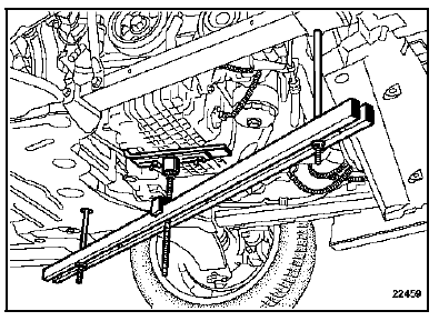 Mettre en place le suppor t moteur Mot. 1367-02.