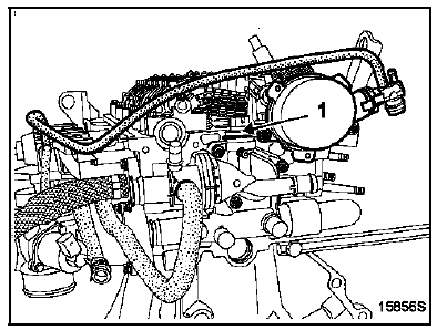 La sonde de température d'eau (1) (injection et