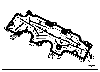 Pour le démontage, se reporter au chapitre 11A "Haut