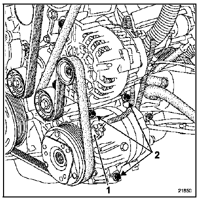 NOTA : prendre soin d'attacher le compresseur de